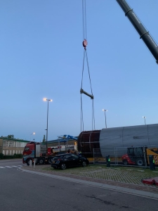 Uitgevoerd project transport van twee ketels Helmond-Eindhoven